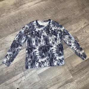 Like New!‎ GAIAM Long Sleeve Shirt Size Small Tie Dye Pattern
